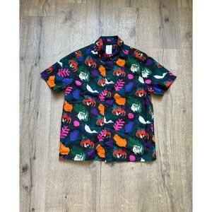 Disney Parks The Little Mermaid Ariel Men's Button Down Shirt Size XS